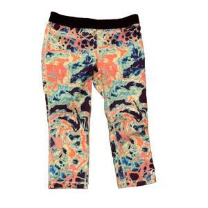 Soffe Dri Multicolor Athletic Low Rise Leggings Junior Size Medium